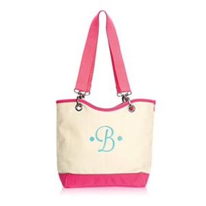 Canvas Crew Mini - Natural with Coral